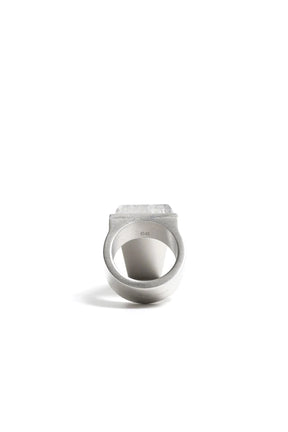 CRYSTAL TRUNK RING / SIL