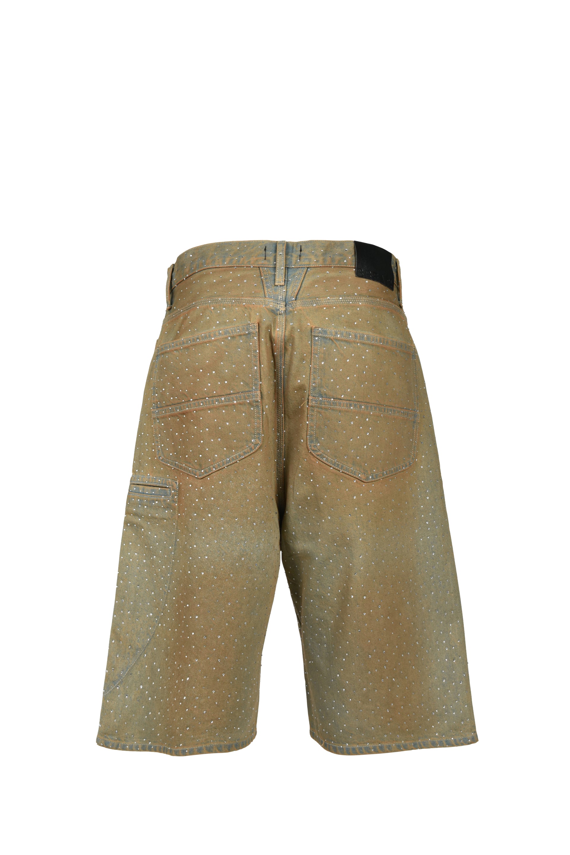 RHINESTONE DENIM SHORTS / IND