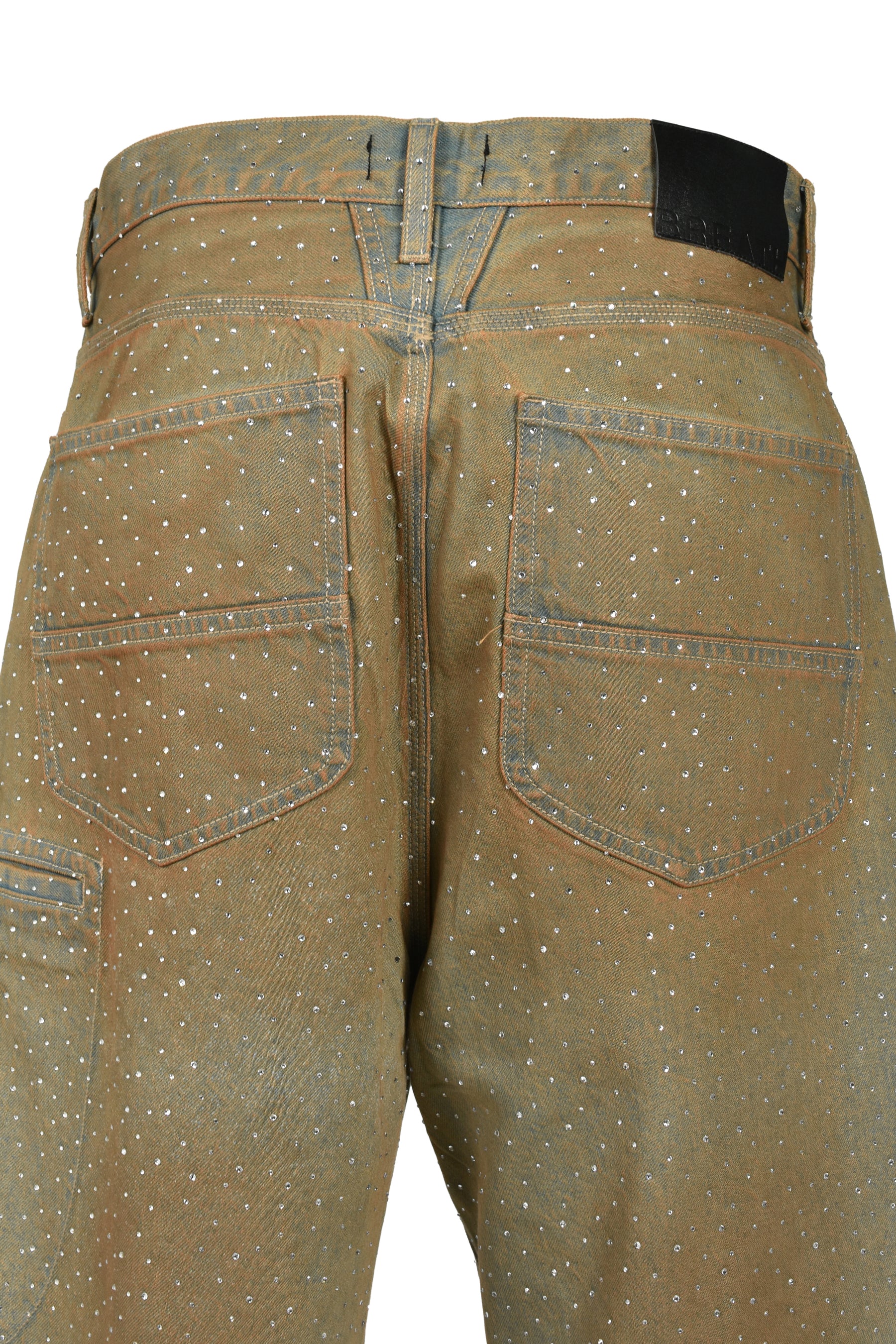 RHINESTONE DENIM SHORTS / IND
