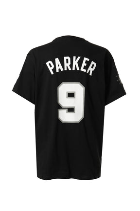 NBA HOF N&N PREMIUM TEE SPURS TONY PARKER / BLK
