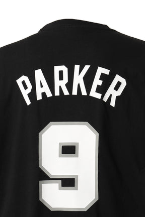 NBA HOF N&N PREMIUM TEE SPURS TONY PARKER / BLK