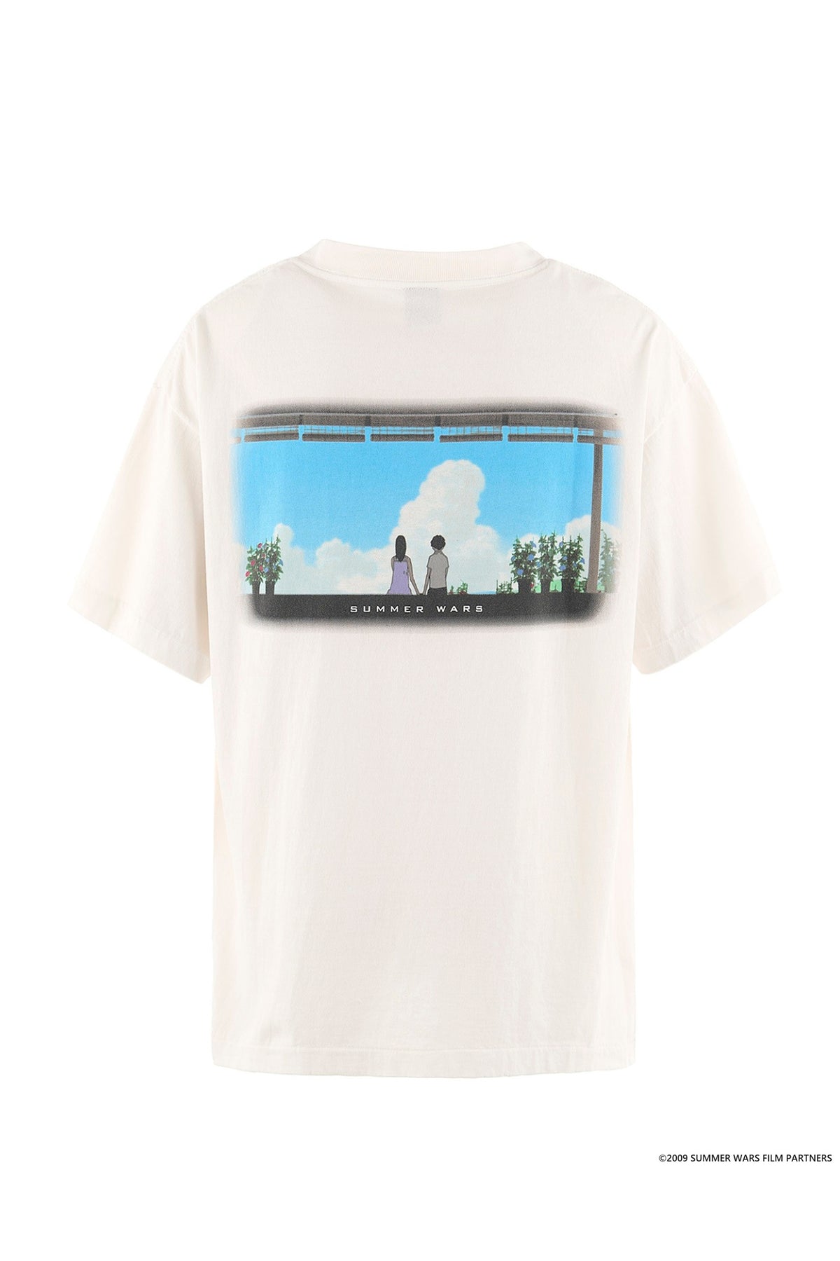 SG_SS TEE/SUMMER WARS / WHT