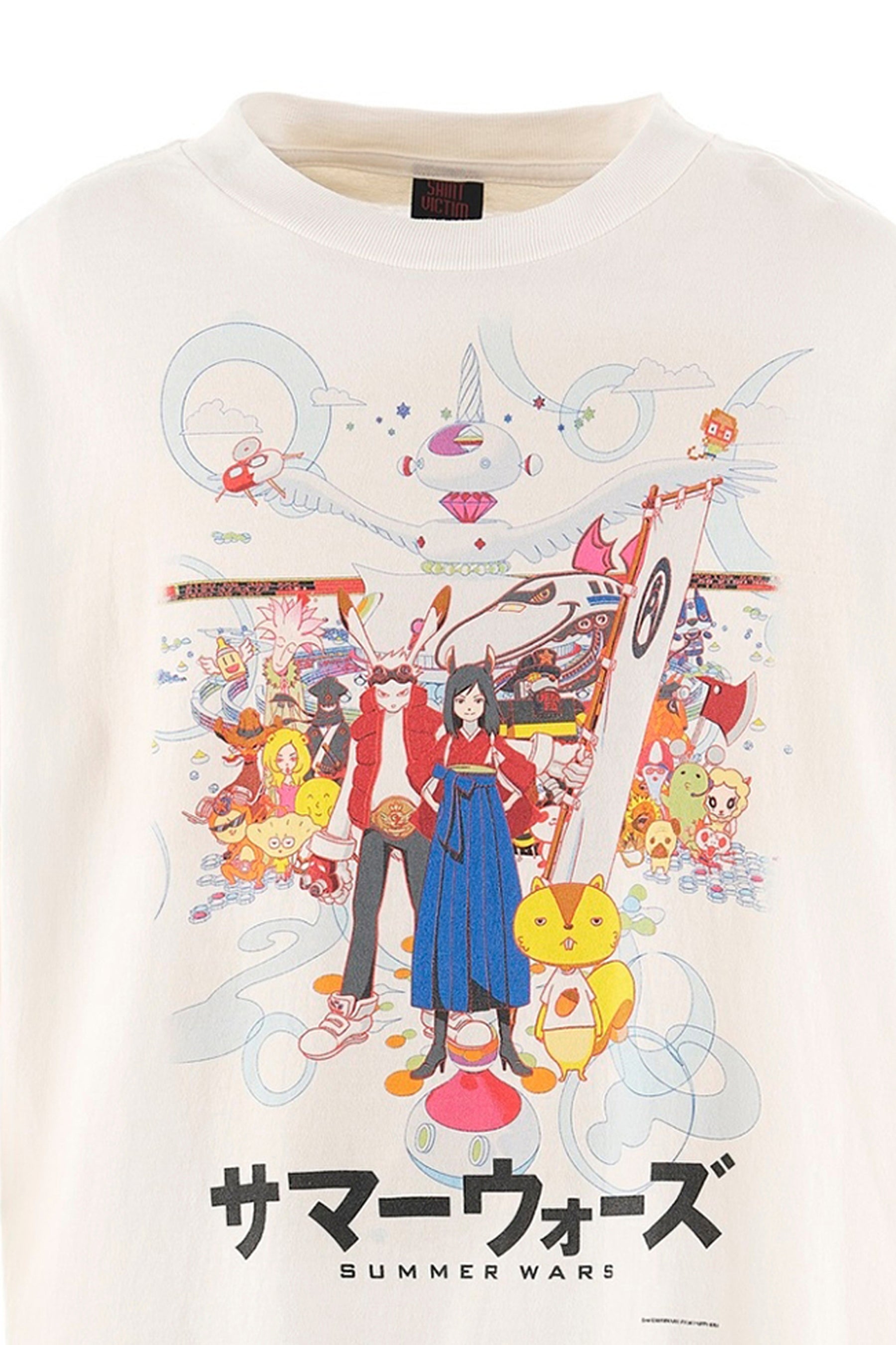 SG_SS TEE/SUMMER WARS / WHT