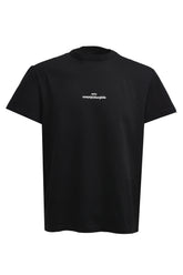 T-SHIRT / BLK WHT EMBROIDERY