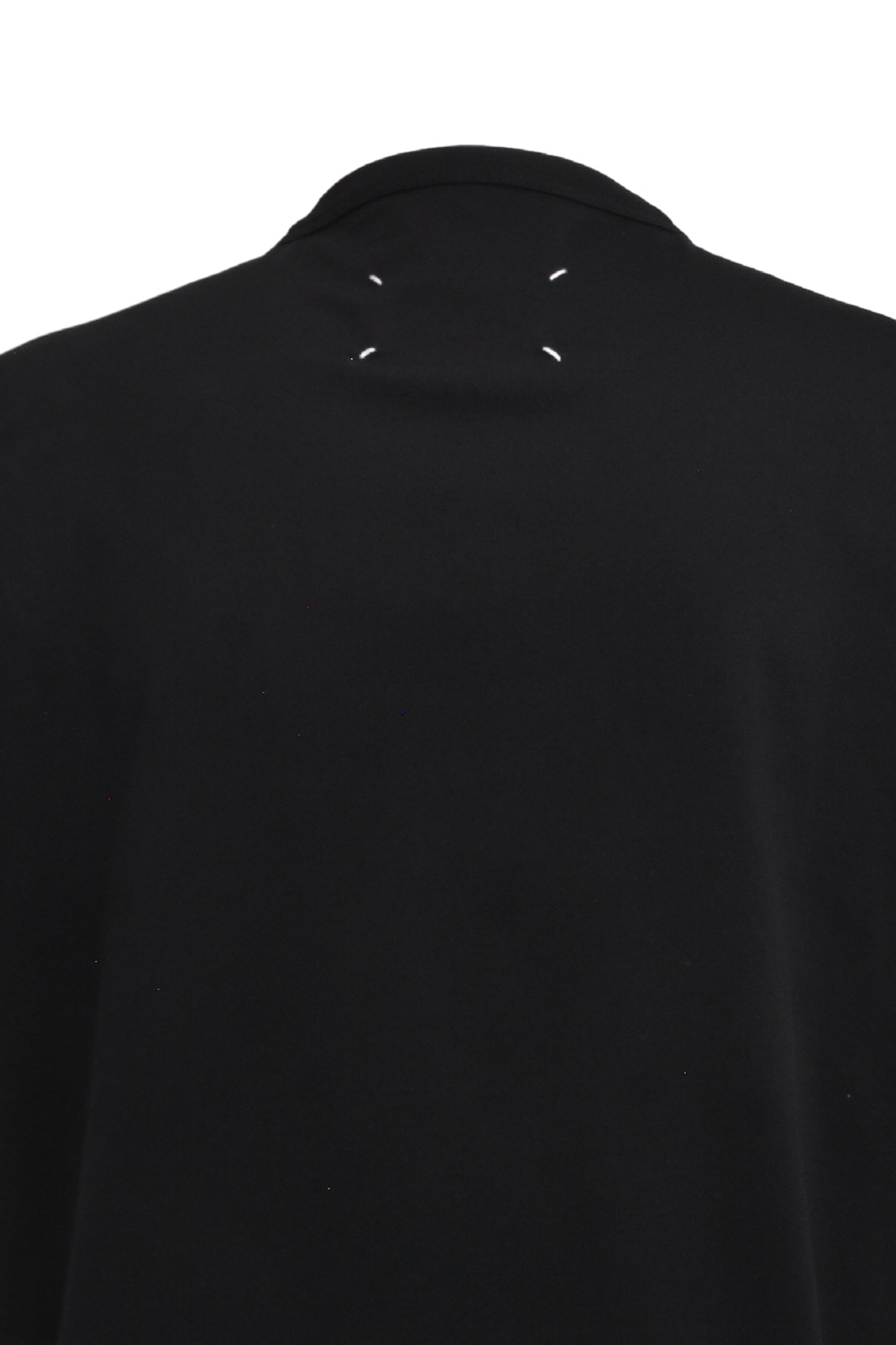 T-SHIRT / BLK WHT EMBROIDERY