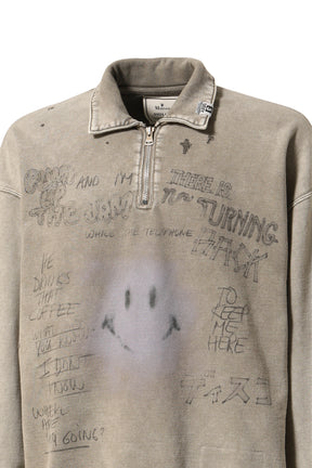 BLEACHED PULLOVER/BEI