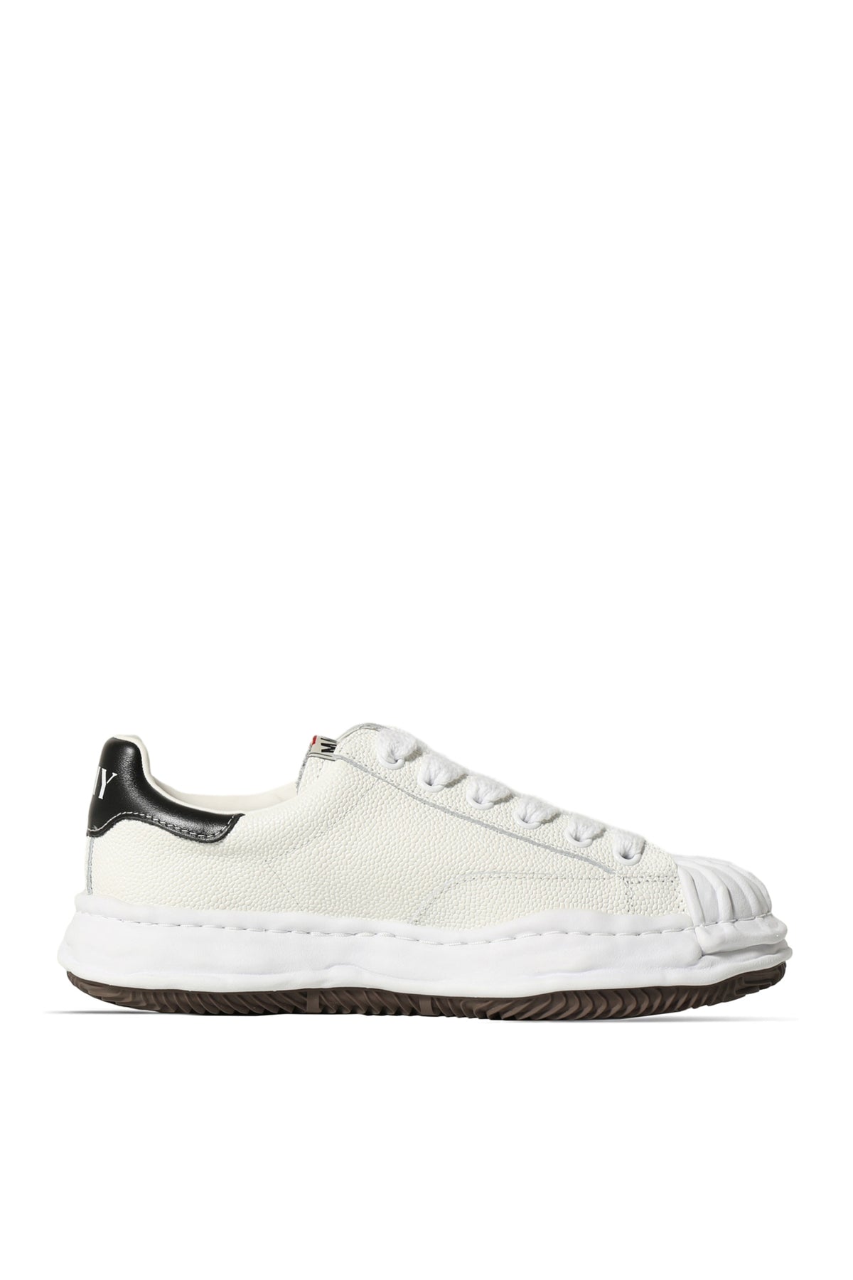 BLKY LOW BSKT LEATHER / WHT