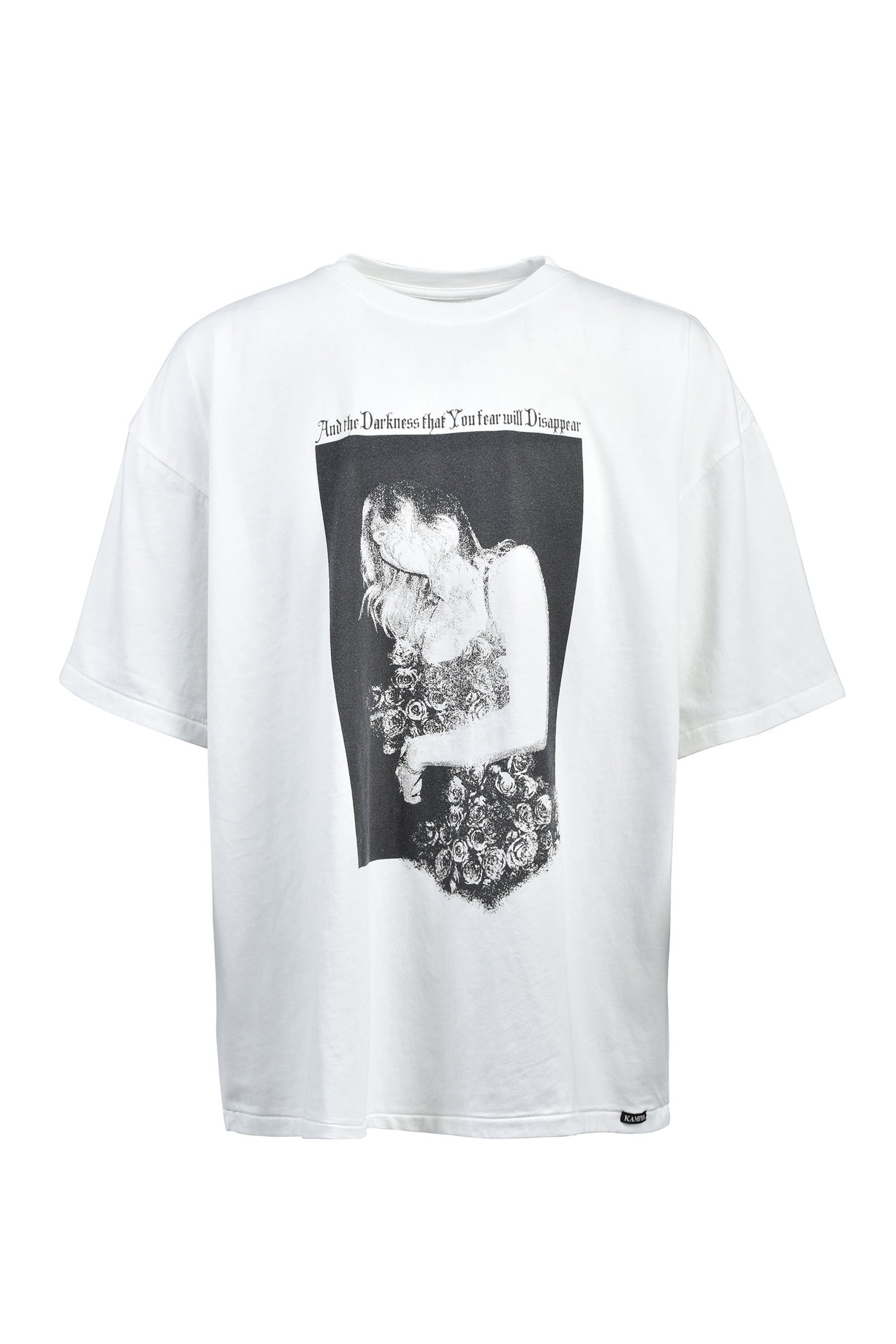 “SWEET SMILE” TEE T/C / WHT