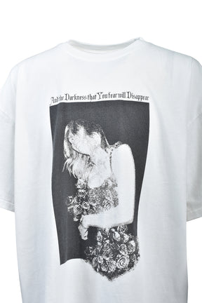 “SWEET SMILE” TEE T/C / WHT