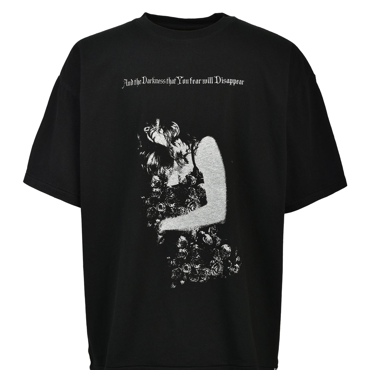 KAMIYA カミヤ SS26 “SWEET SMILE” TEE T/C / BLK - NUBIAN ヌビアン