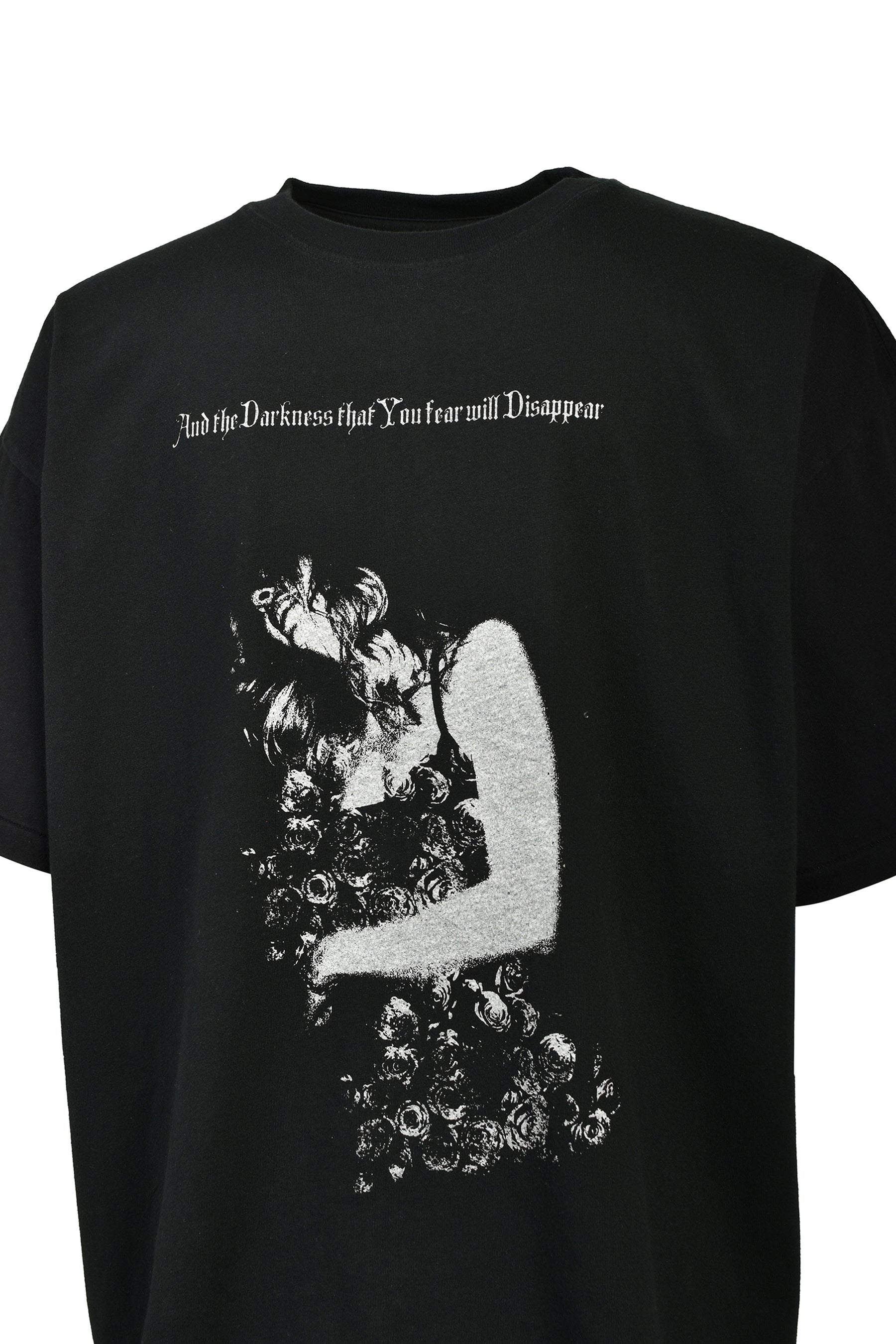 “SWEET SMILE” TEE T/C / BLK