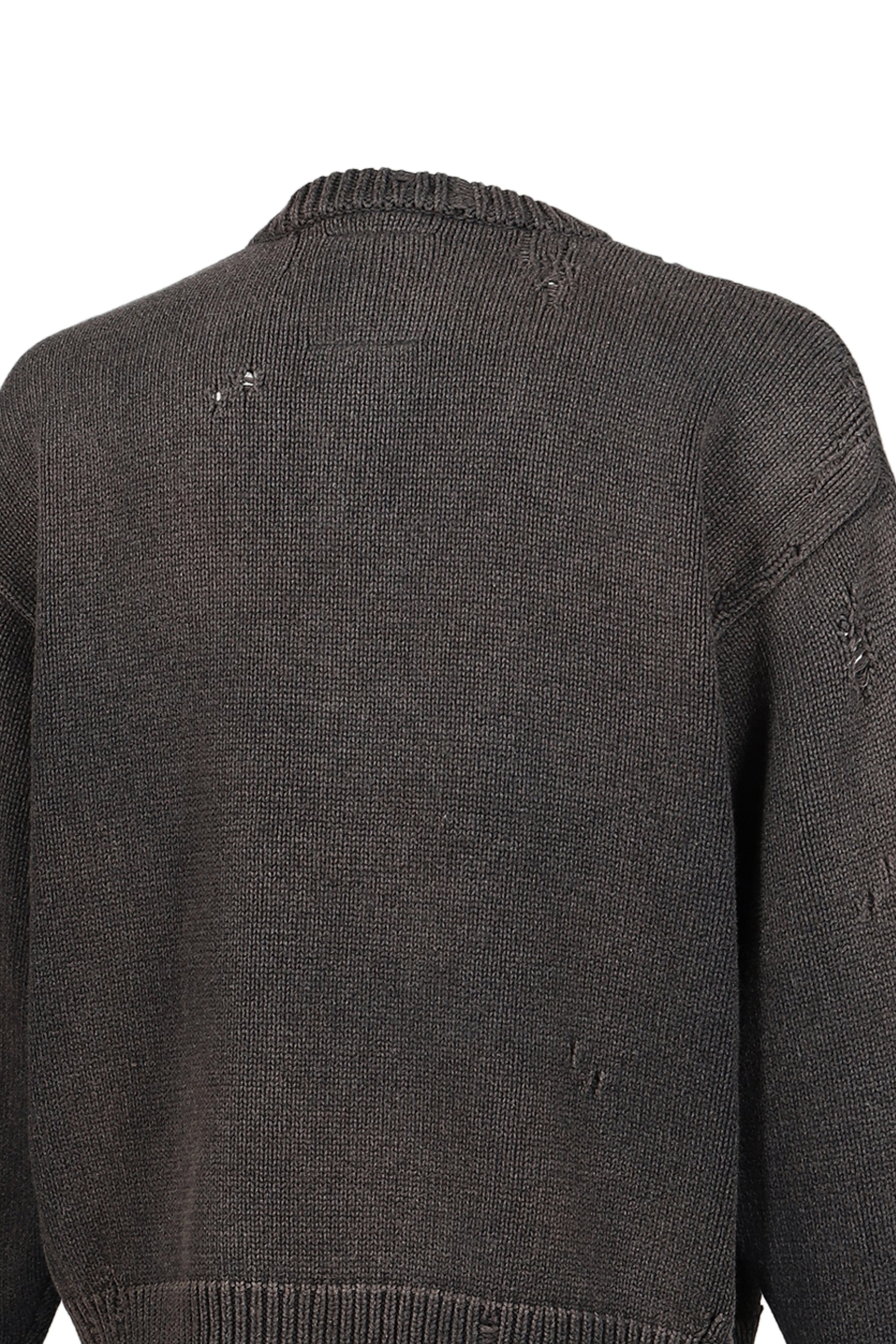 GRAPE JACQUARD KNIT PULLOVER / BLK