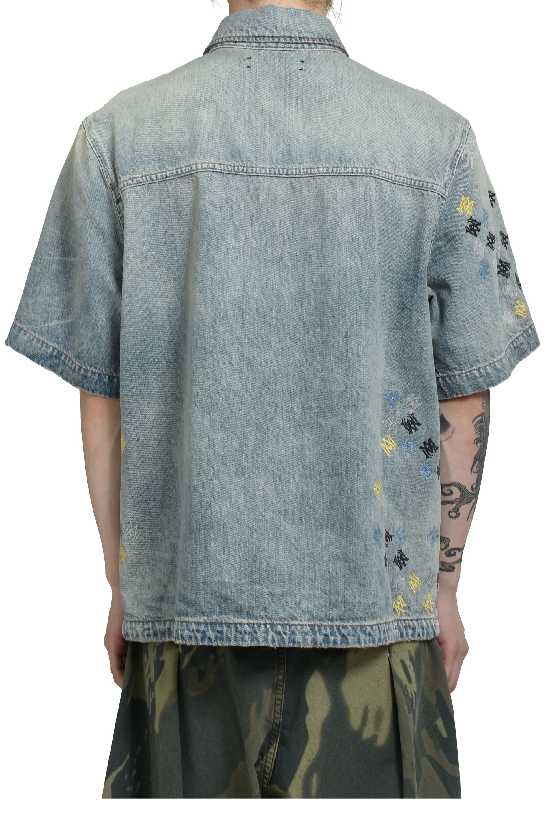 AMIRI MA QUAD EMBROIDERED SHIRT / IND