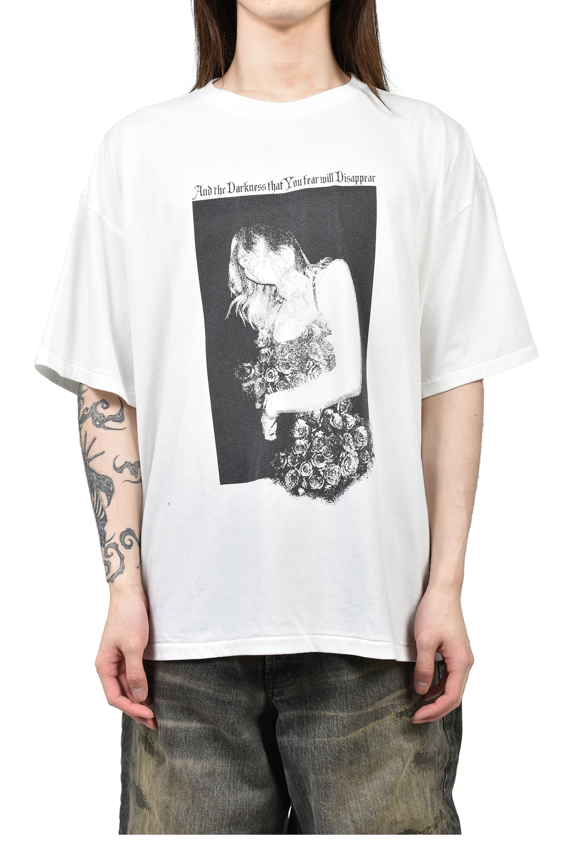 “SWEET SMILE” TEE T/C / WHT