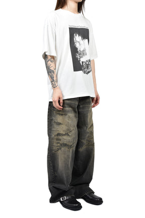 “SWEET SMILE” TEE T/C / WHT