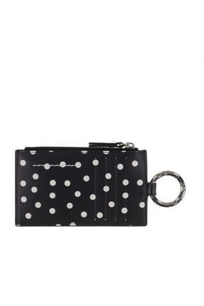 ZIP WALLET / WHT BLK