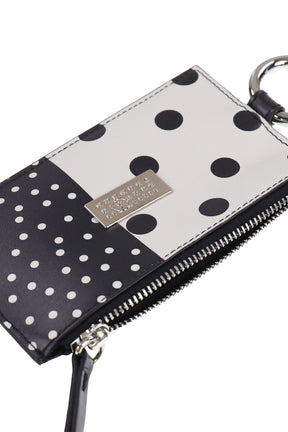 ZIP WALLET / WHT BLK