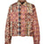 RHINESTONE CRAZY CHECK SHIRT / RED