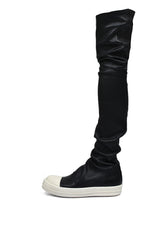 HIGH STOCKING SNEAKS / BLK MILK