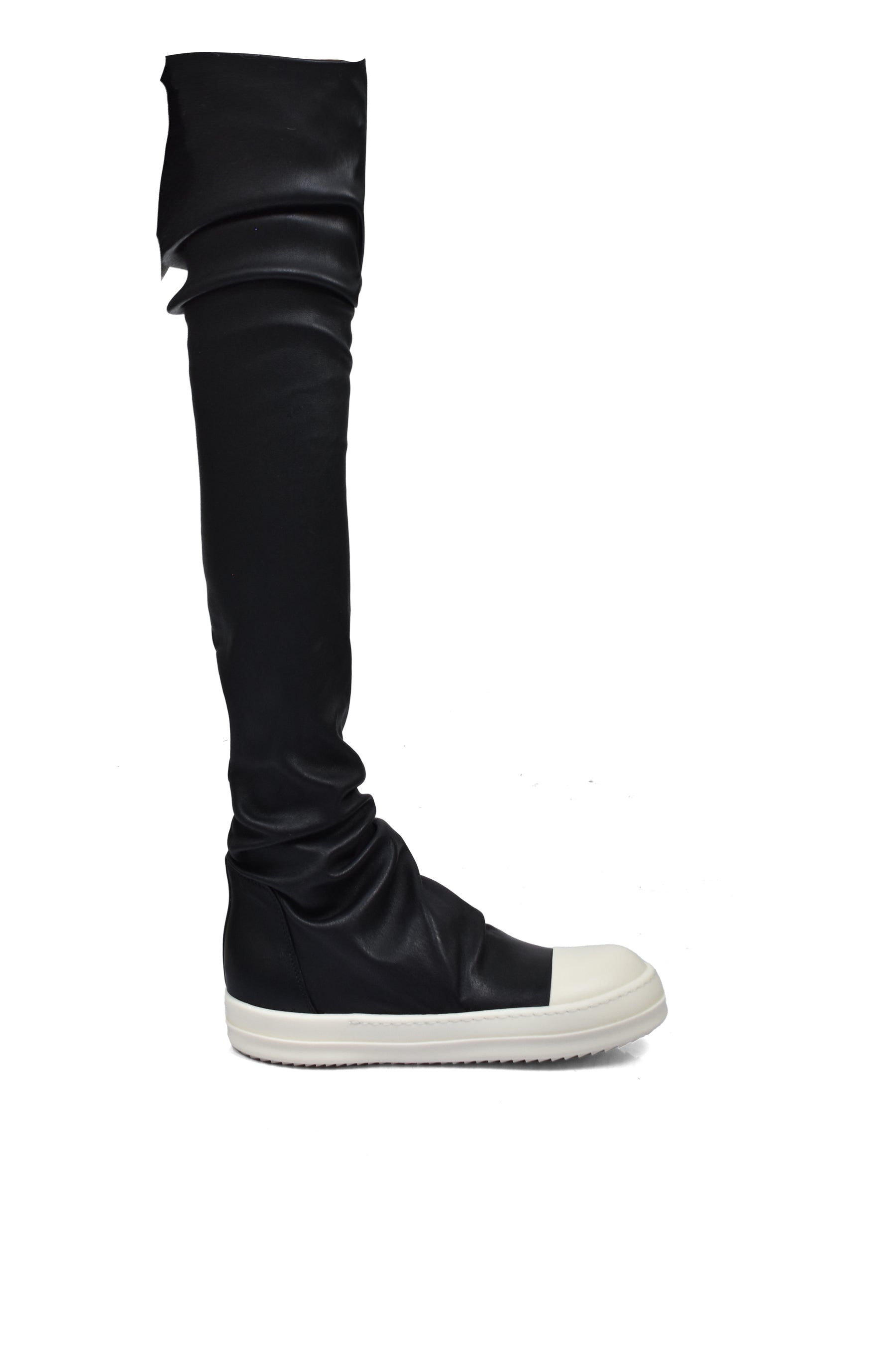 HIGH STOCKING SNEAKS / BLK MILK