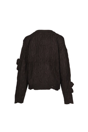 PINK HOUSE BEARS KNIT CARDIGAN / BLK