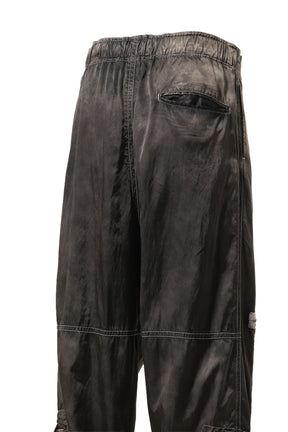 RC TWILL PARACHUTE TROUSERS / BLK