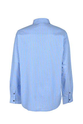 RHINESTONE STRIPE SHIRT / BLU