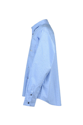 RHINESTONE STRIPE SHIRT / BLU