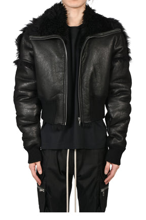 FLIGHT JKT CROPPED / BLK