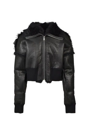 FLIGHT JKT CROPPED / BLK