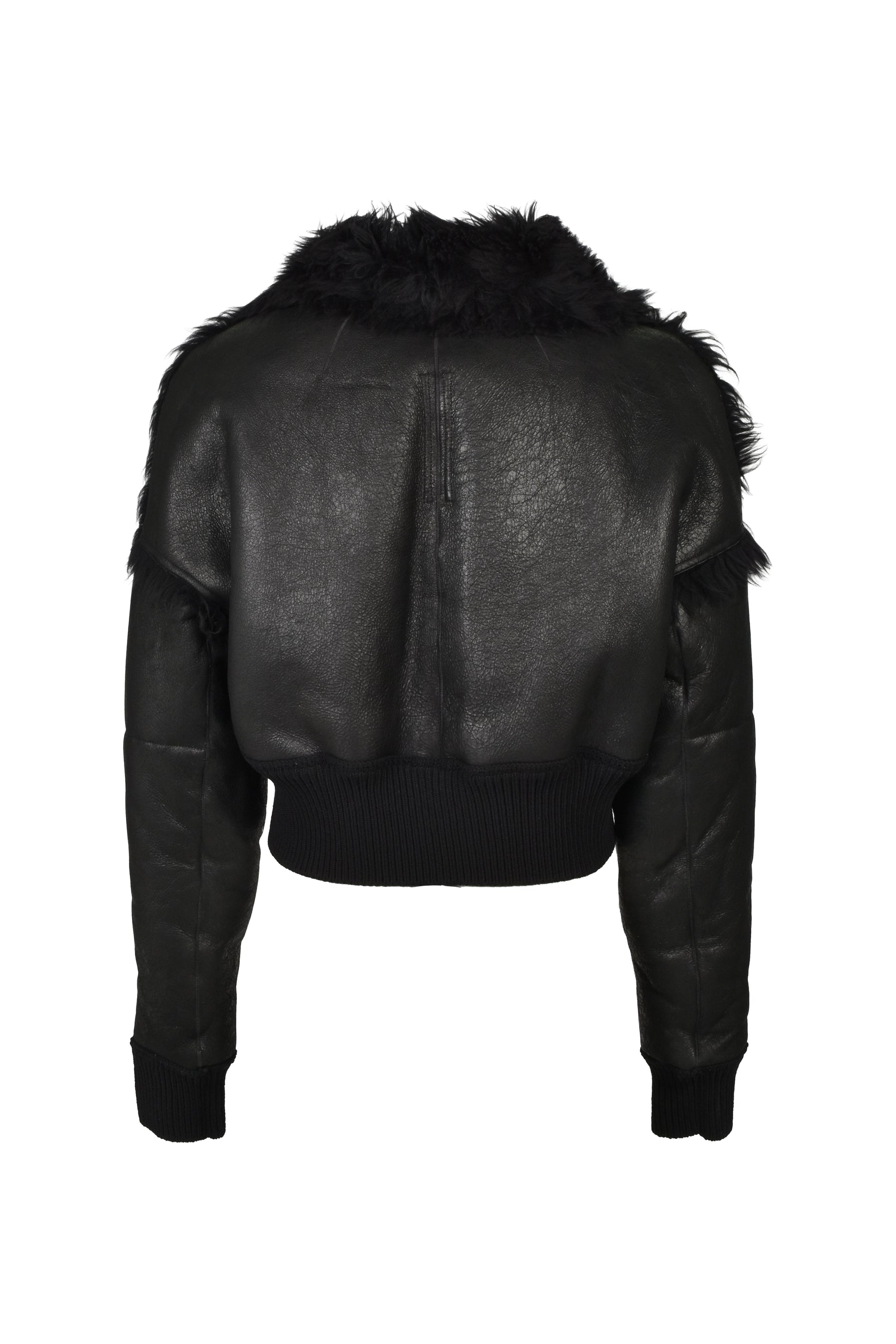 FLIGHT JKT CROPPED / BLK