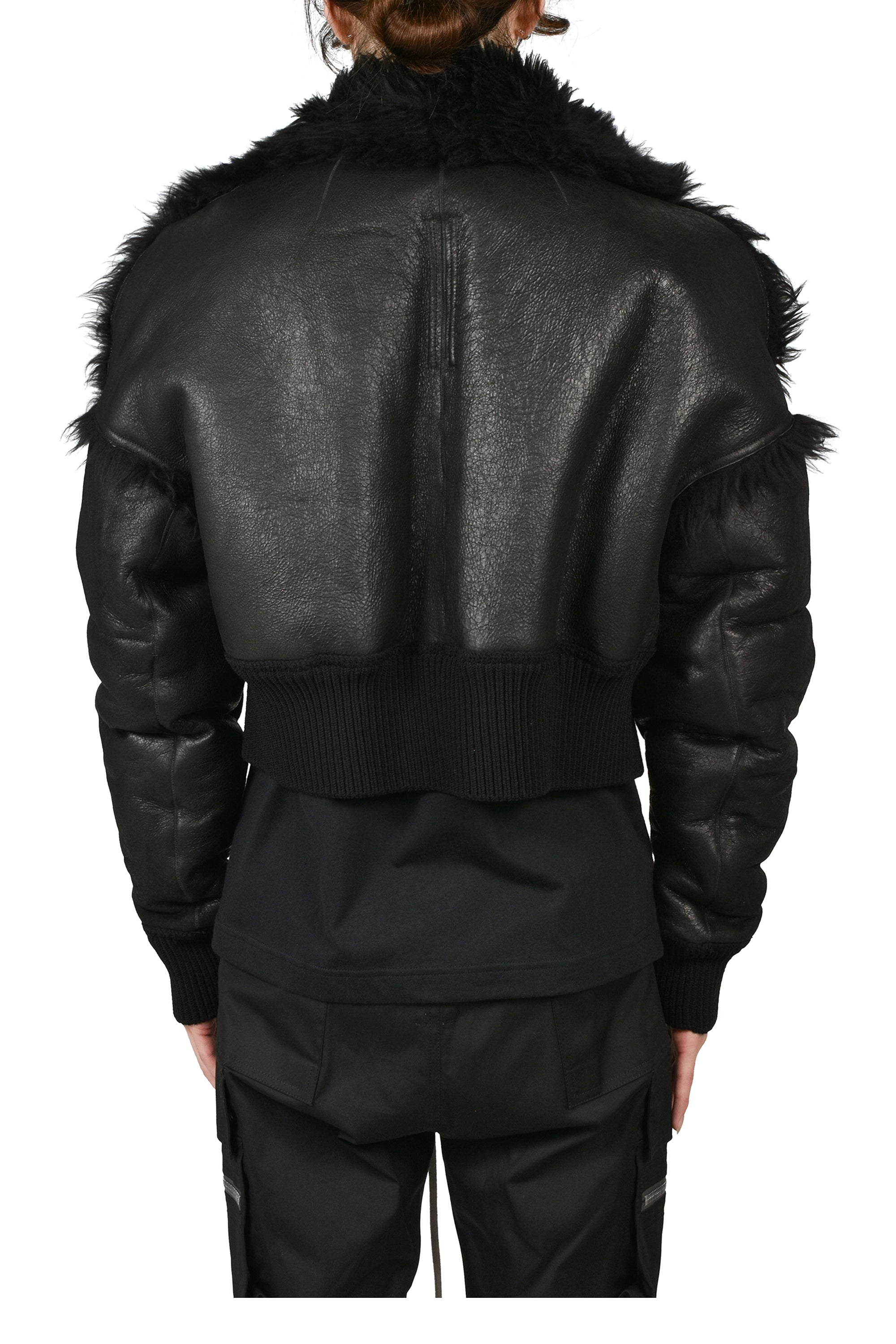 Rick Owens リック オウエンス FW26 FLIGHT JKT CROPPED / BLK
