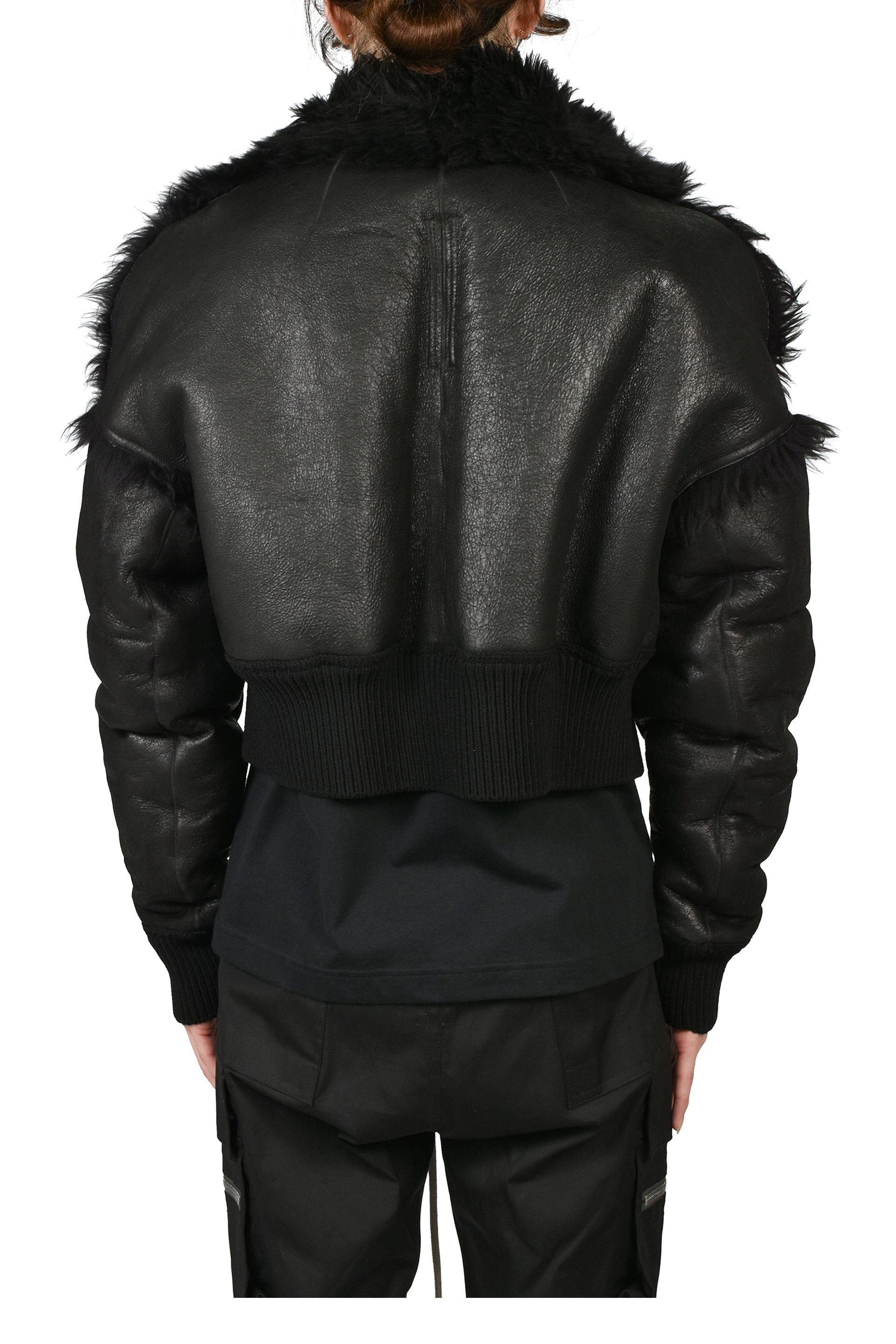 FLIGHT JKT CROPPED / BLK