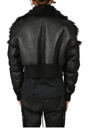 FLIGHT JKT CROPPED / BLK