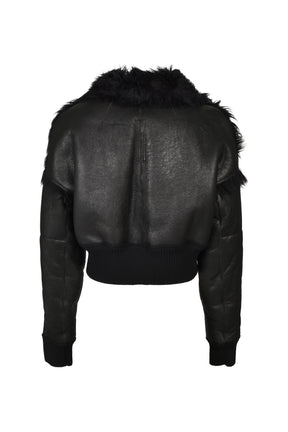 FLIGHT JKT CROPPED / BLK