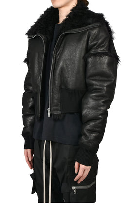 FLIGHT JKT CROPPED / BLK