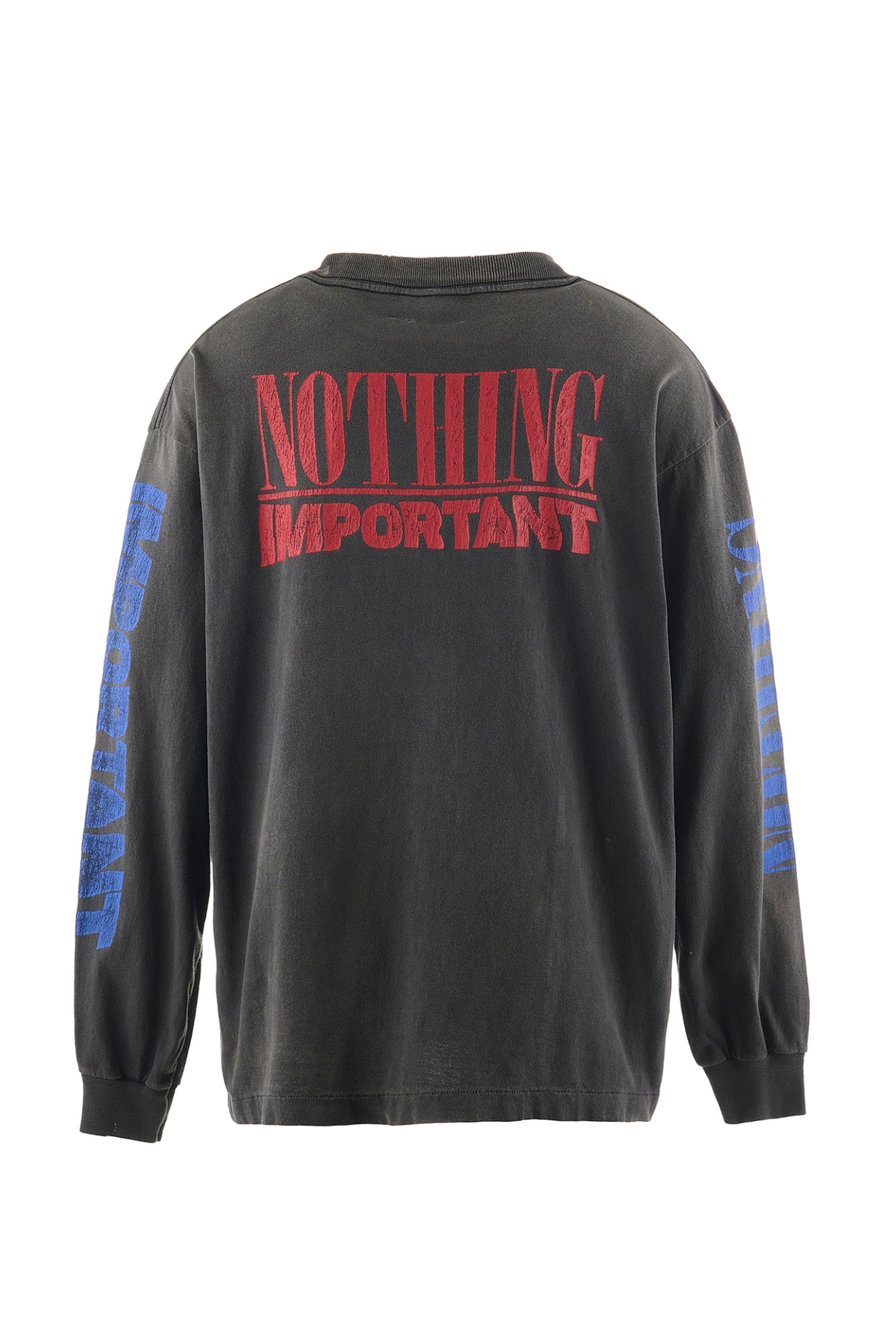 KK_LS TEE/NOTHING IMP / BLK