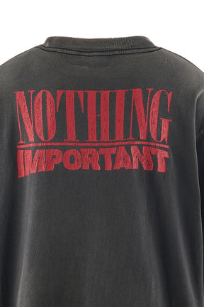 KK_LS TEE/NOTHING IMP / BLK