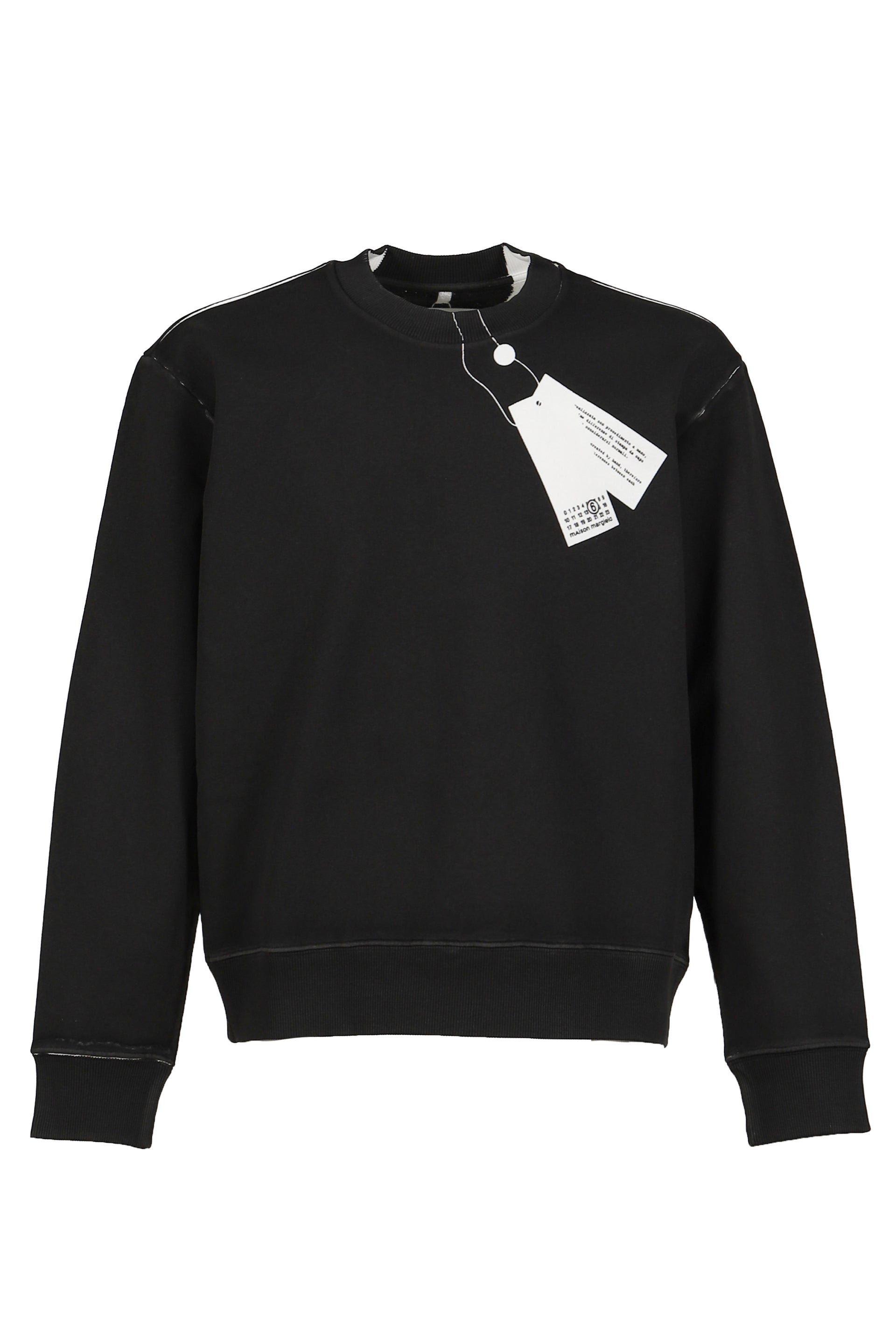 SWEATSHIRT / BLK WHT
