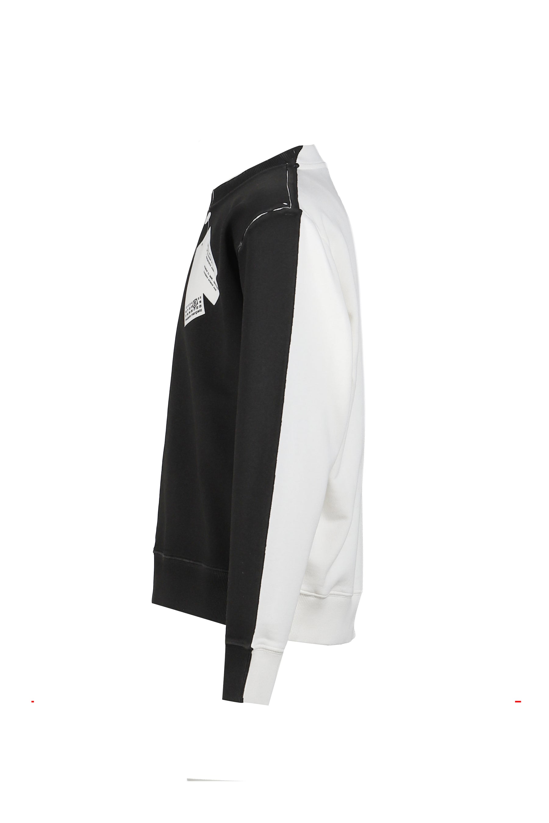 SWEATSHIRT / BLACK WHT