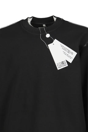 SWEATSHIRT / BLACK WHT