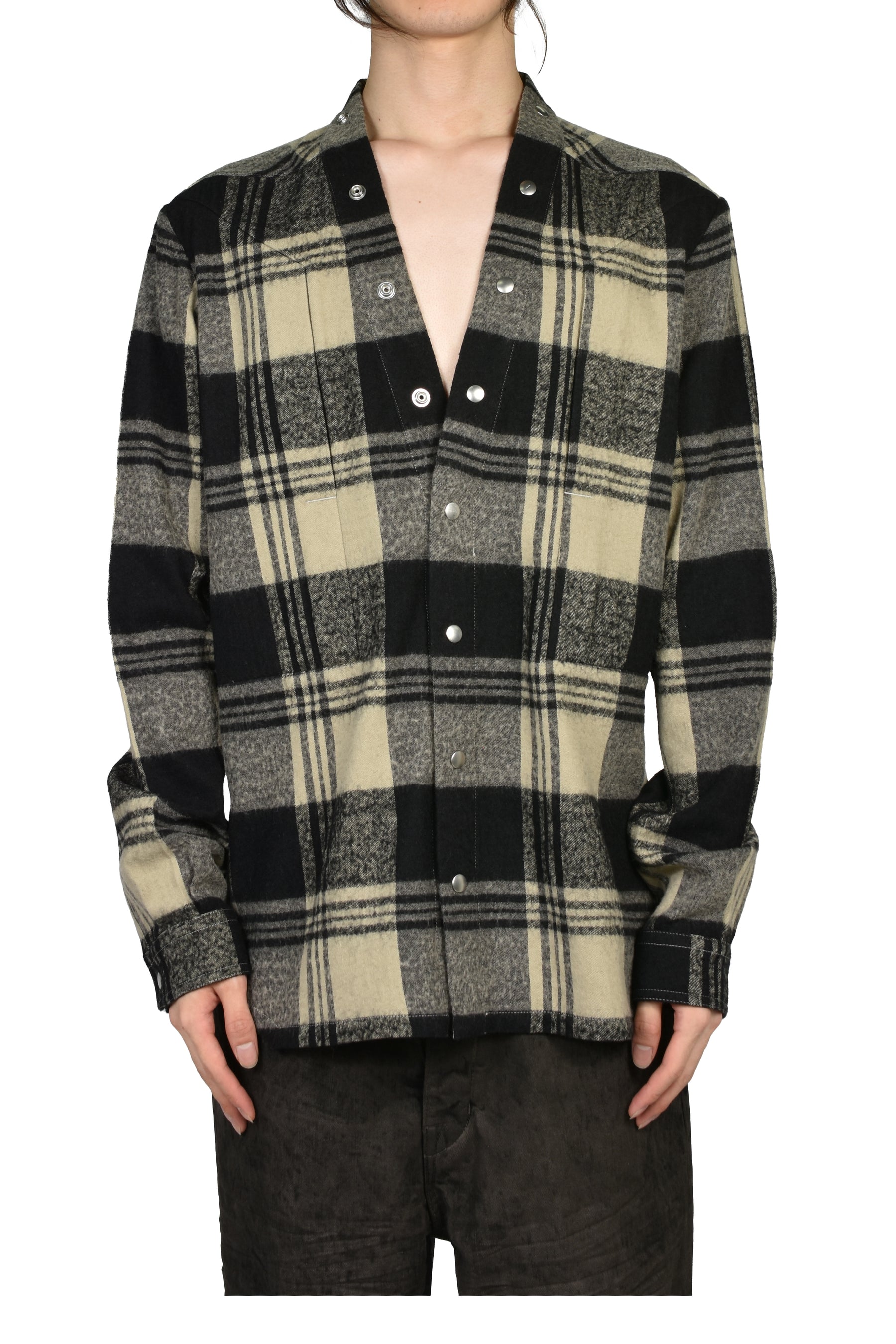 LARRY FOGPOCKET SHIRT / PEARL PLAID