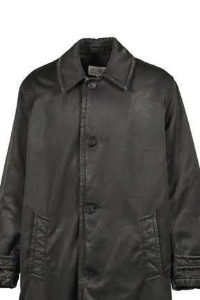 COAT / WASHED BLACK 
