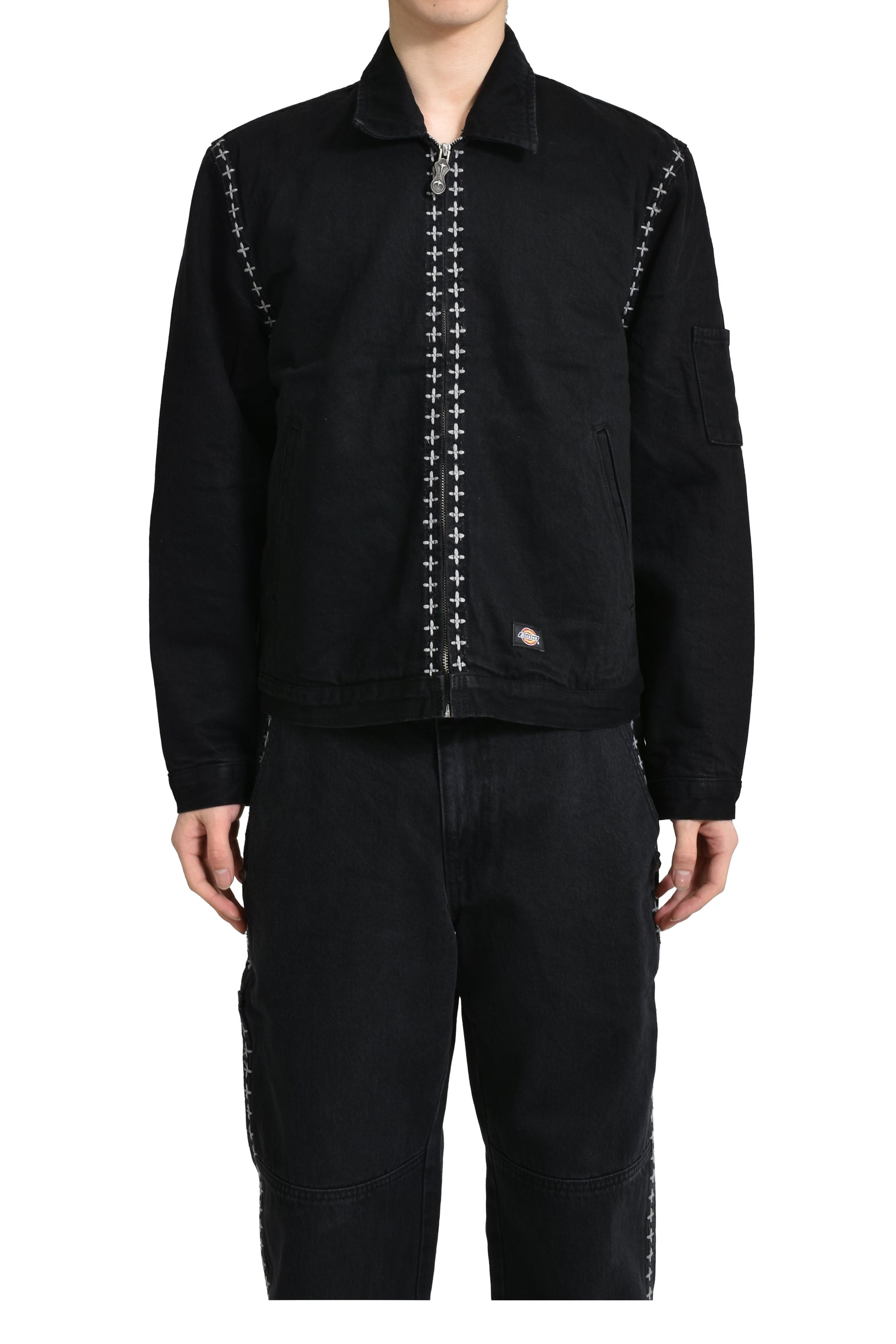 X STITCH EISENHOWER JACKET / BLK