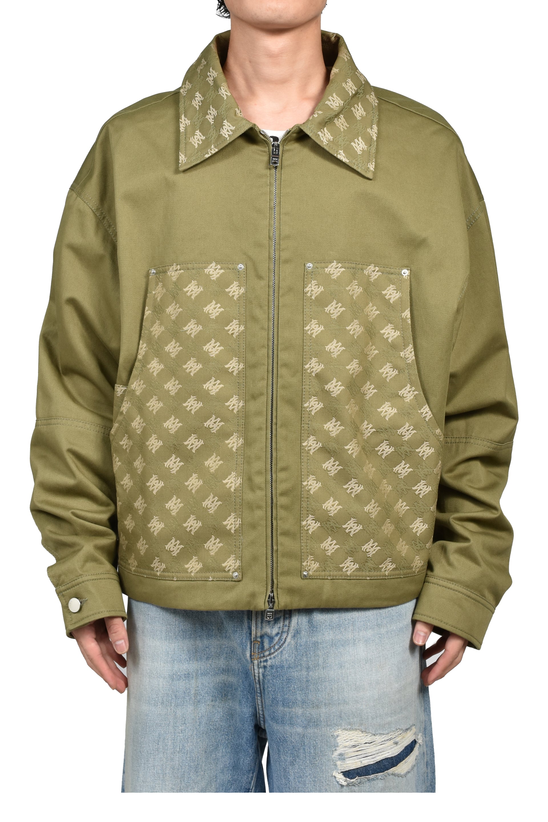 MA QUAD PANEL COT WORK JKT / THYME