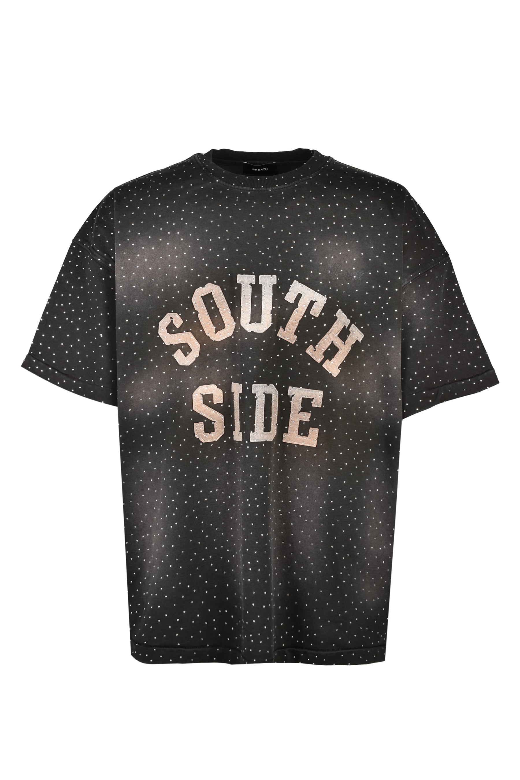 RHINESTONE WAPPEN TEE / BLK