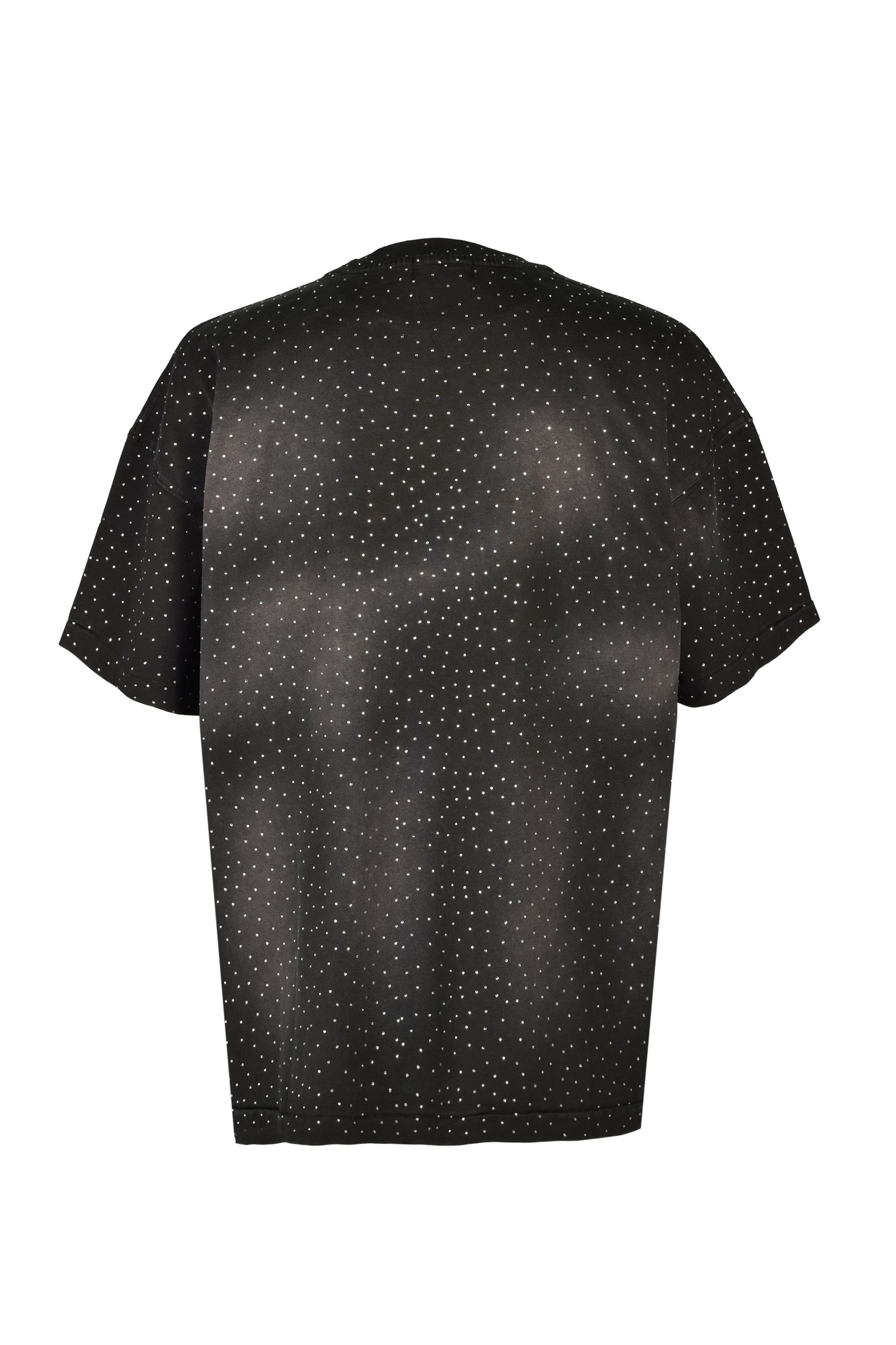 RHINESTONE WAPPEN TEE / BLK