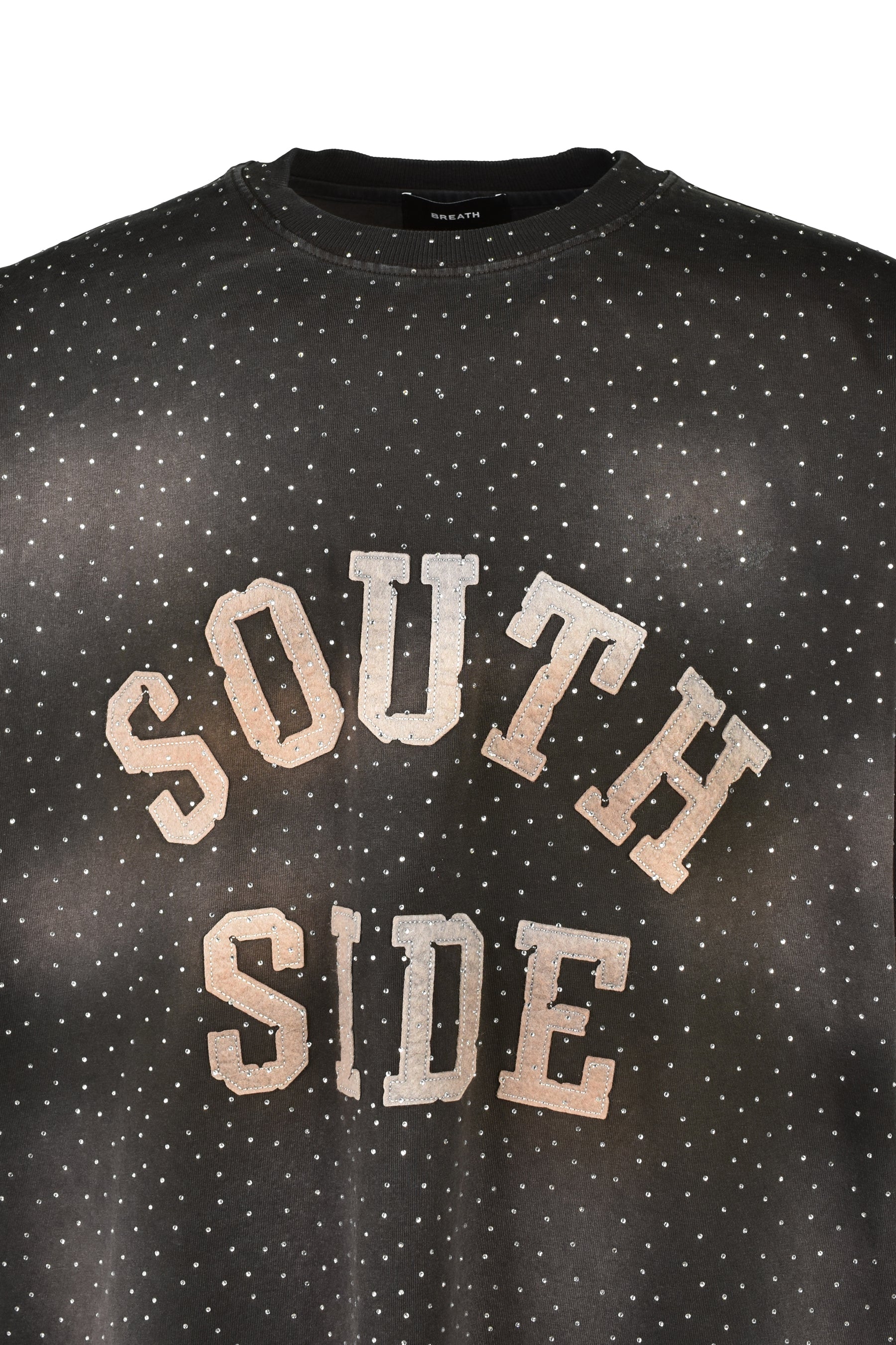 RHINESTONE WAPPEN TEE / BLK