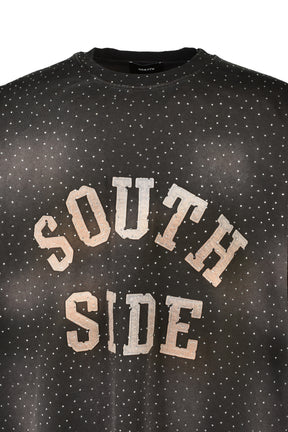 RHINESTONE WAPPEN TEE / BLK