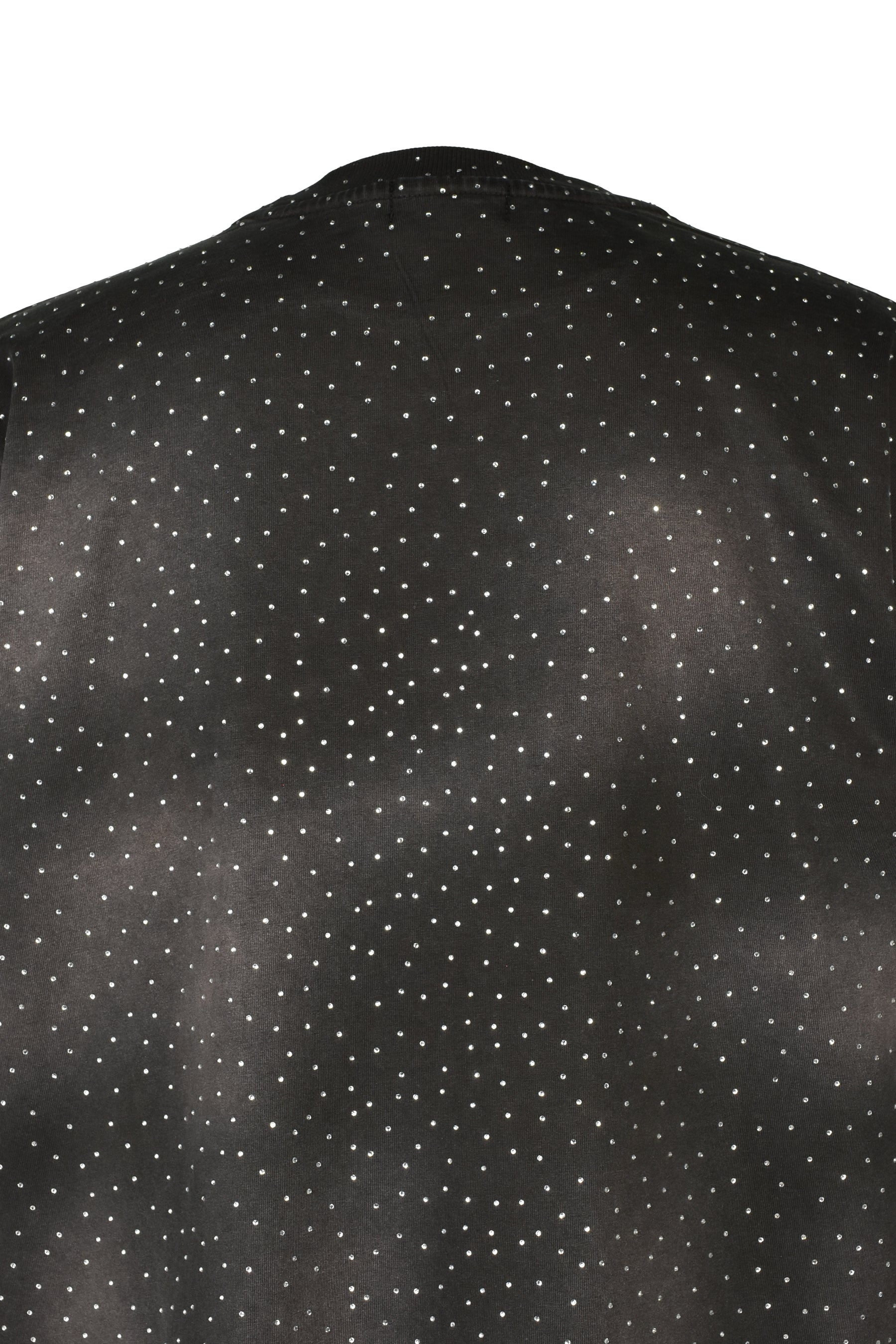 RHINESTONE WAPPEN TEE / BLK